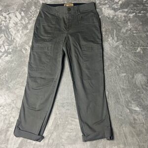 Democracy Cargo Pants Gray Size 6 AB Technology Cropped Cuffed Casual